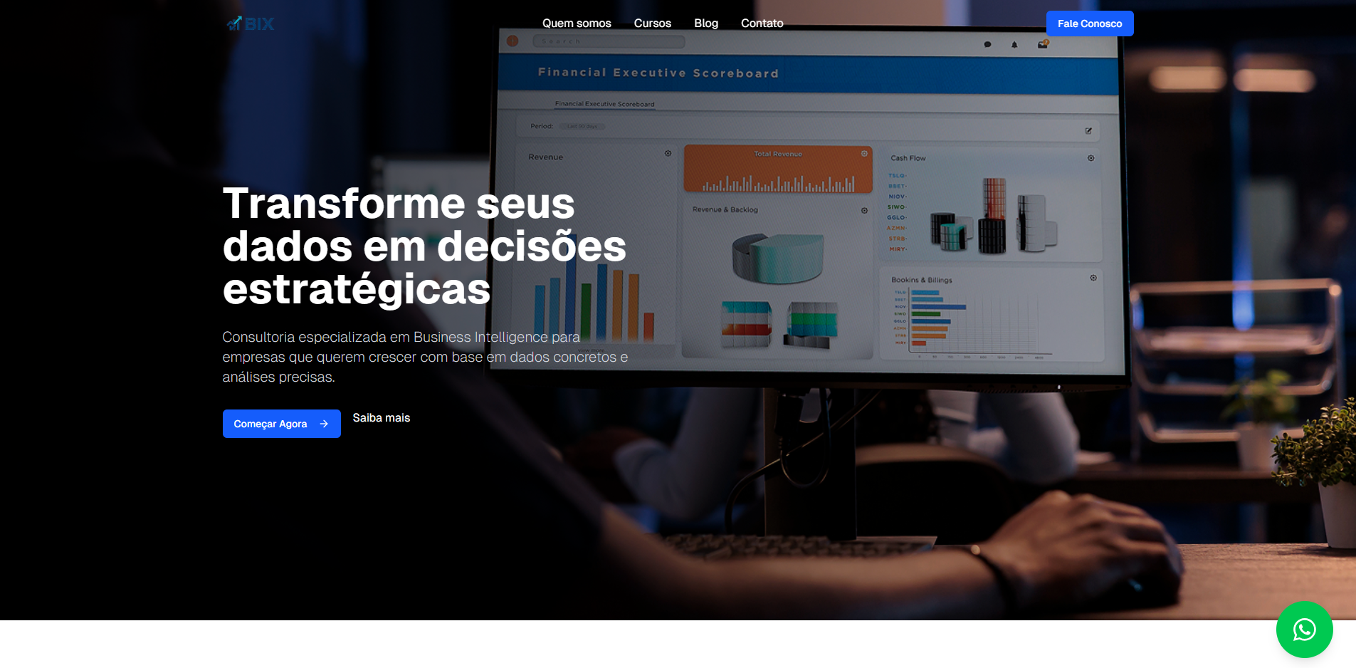 Bix Consultoria Landing Page